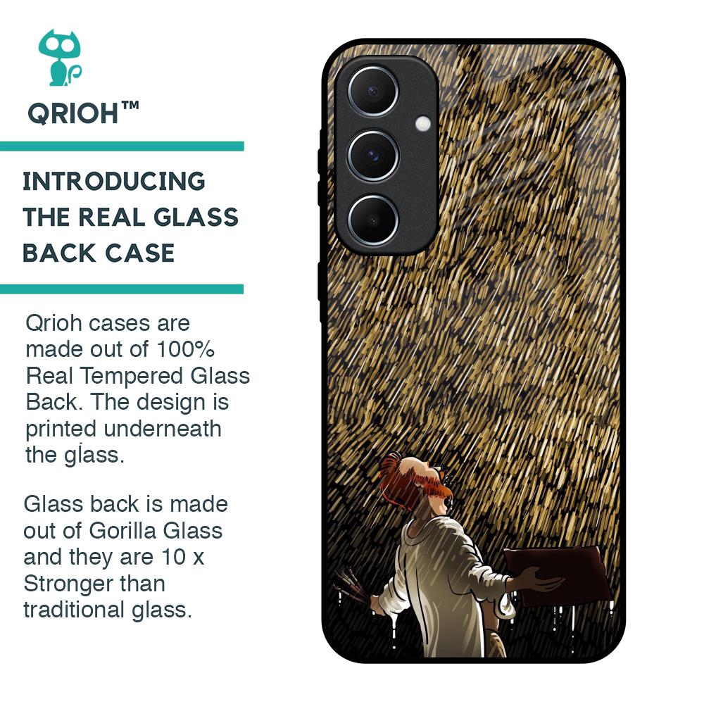 Rain Festival Glass Case for Samsung Galaxy A55 5G
