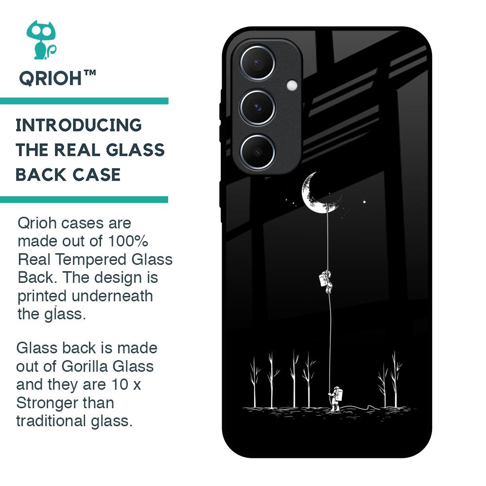 Catch the Moon Glass Case for Samsung Galaxy A55 5G