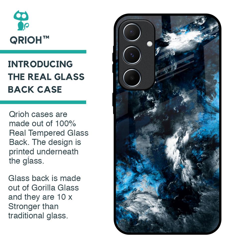 Cloudy Dust Glass Case for Samsung Galaxy A55 5G