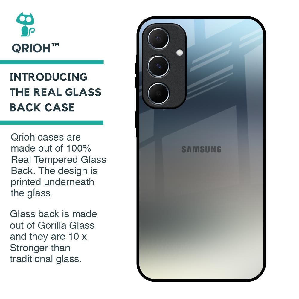 Tricolor Ombre Glass Case for Samsung Galaxy A55 5G