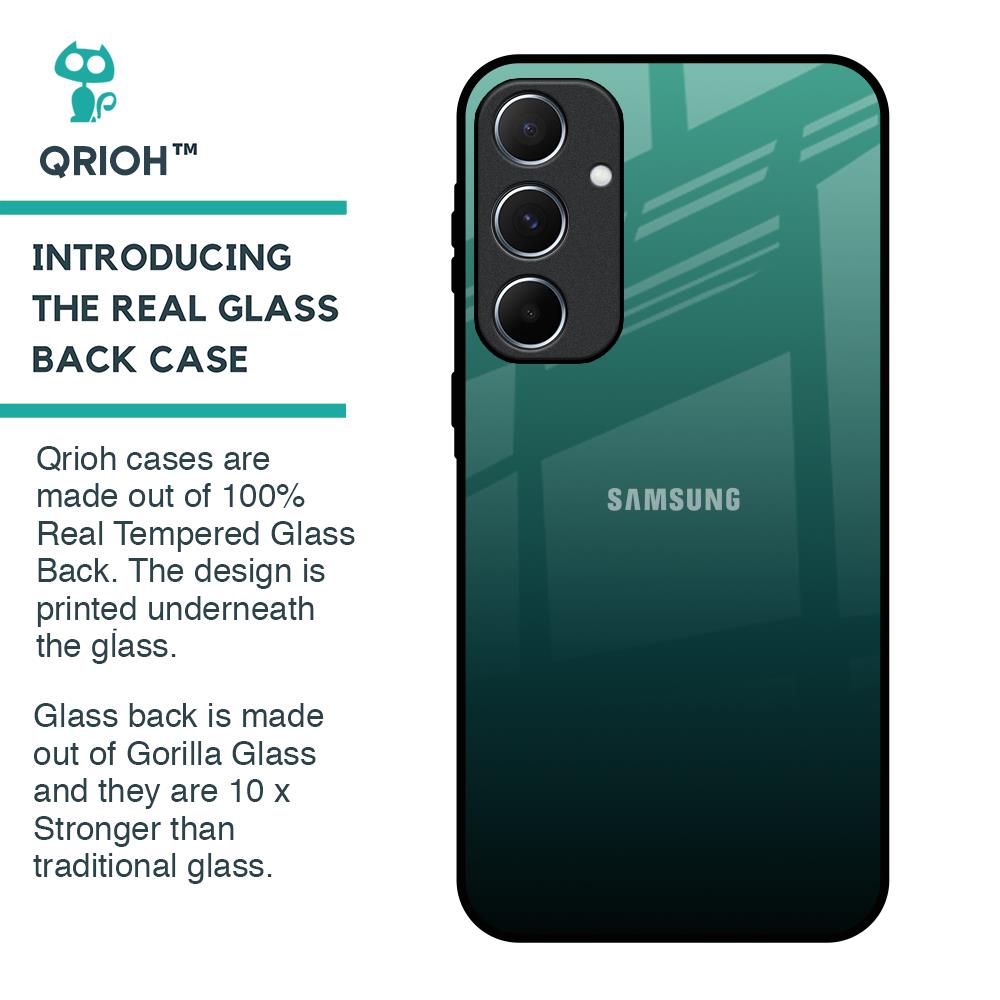 Palm Green Glass Case For Samsung Galaxy A55 5G