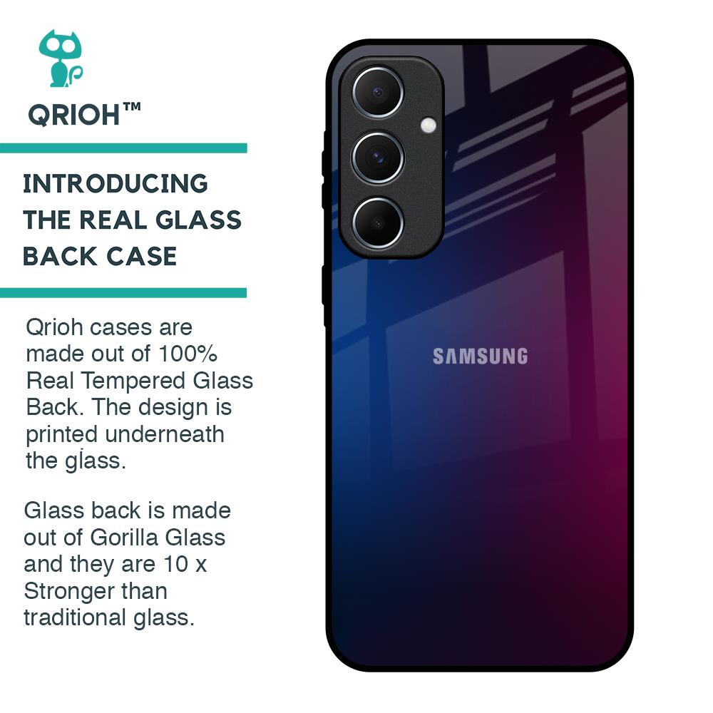 Mix Gradient Shade Glass Case For Samsung Galaxy A55 5G