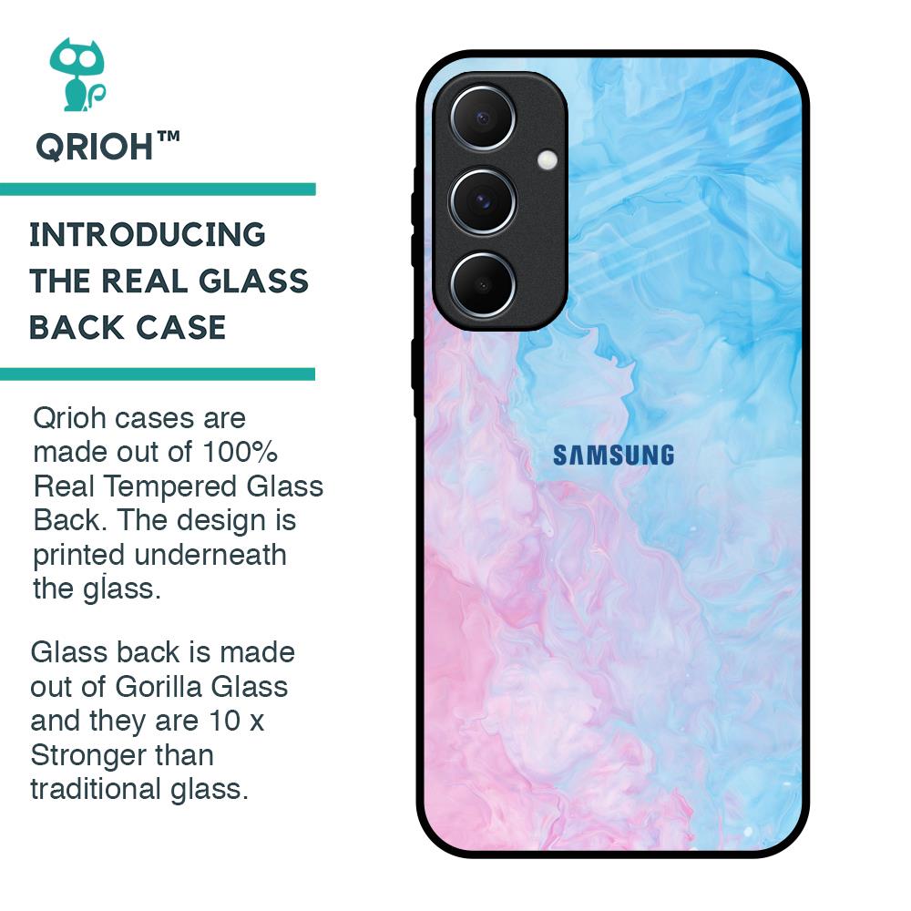 Mixed Watercolor Glass Case for Samsung Galaxy A55 5G