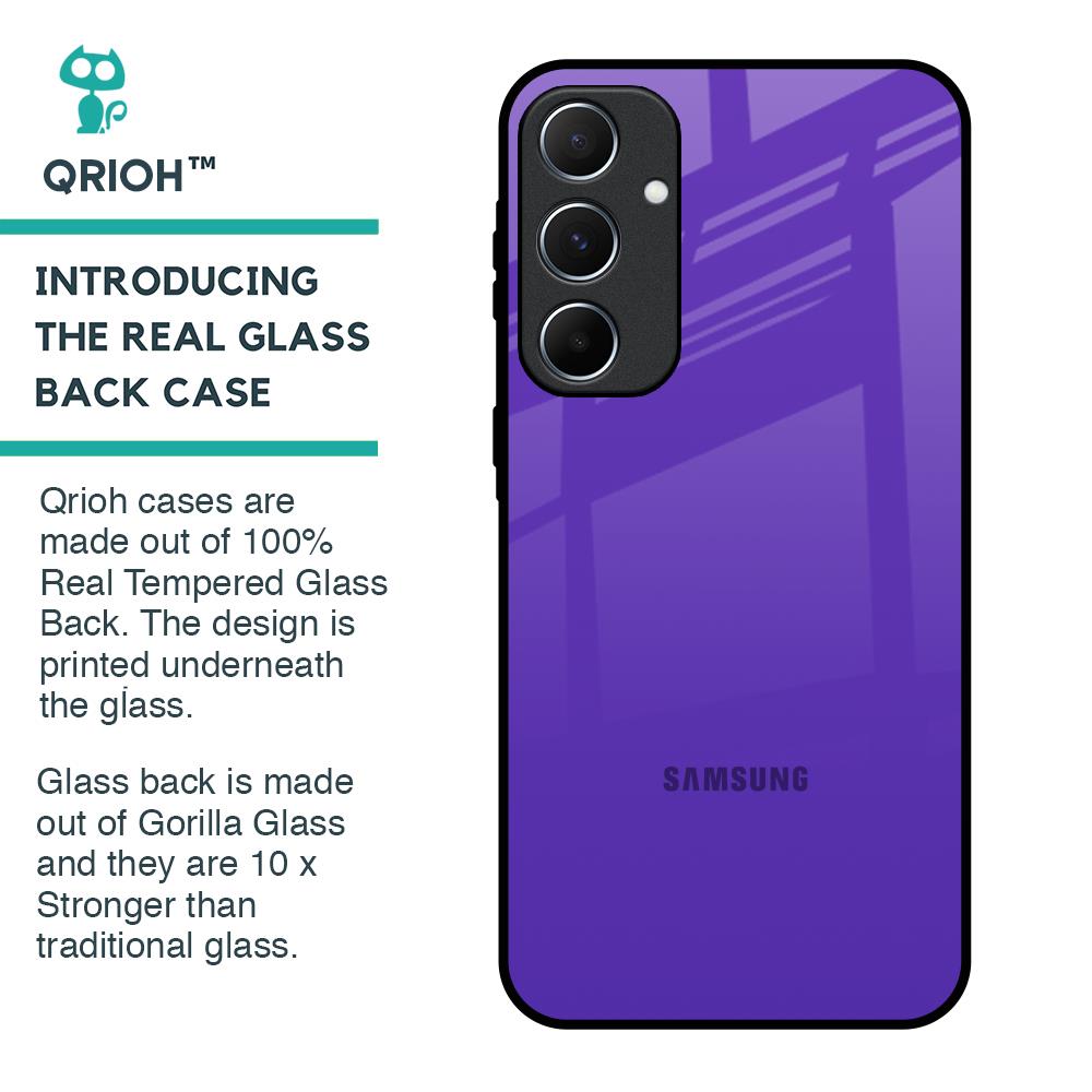Amethyst Purple Glass Case for Samsung Galaxy A55 5G