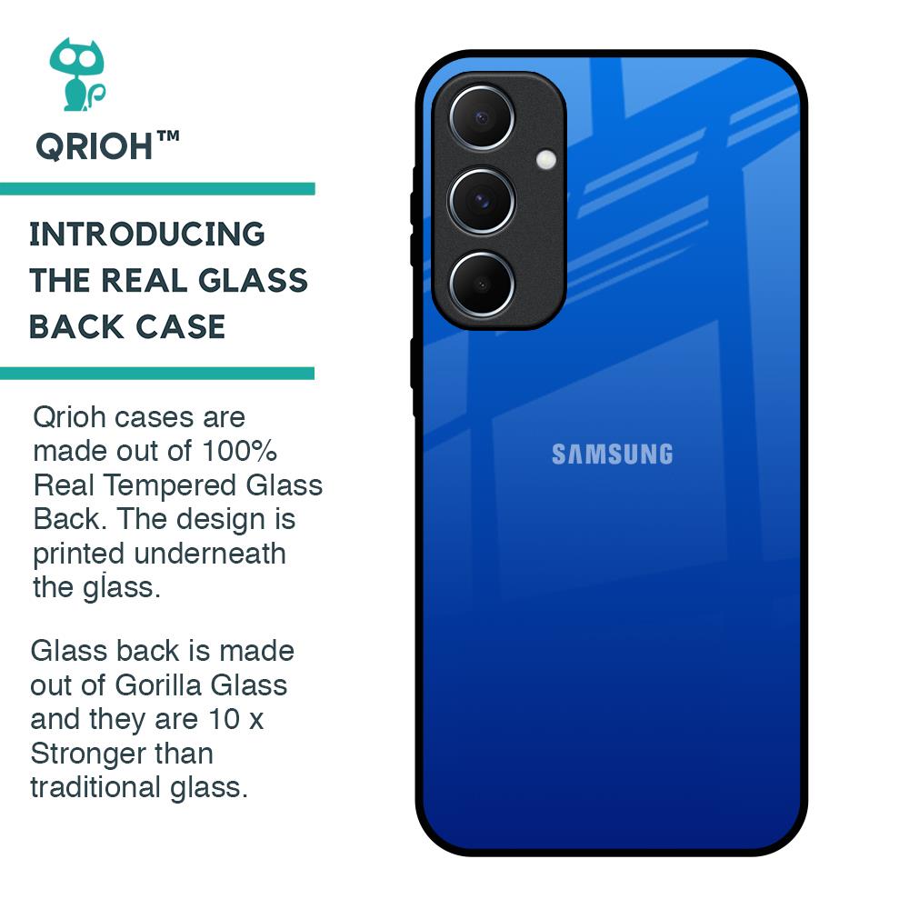 Egyptian Blue Glass Case for Samsung Galaxy A55 5G