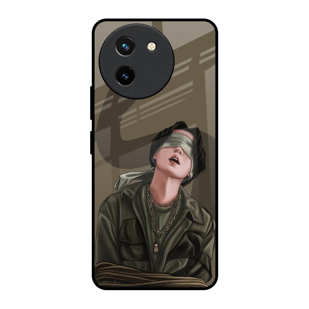 Blind Fold Vivo T3X 5G Glass Back Cover Online