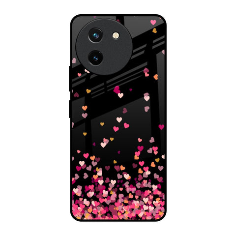 Heart Rain Fall Vivo T3X 5G Glass Back Cover Online