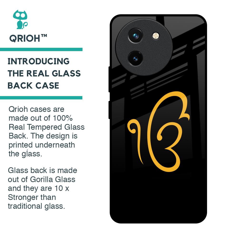 Luxury Fashion Initial Glass Case for Vivo T3X 5G