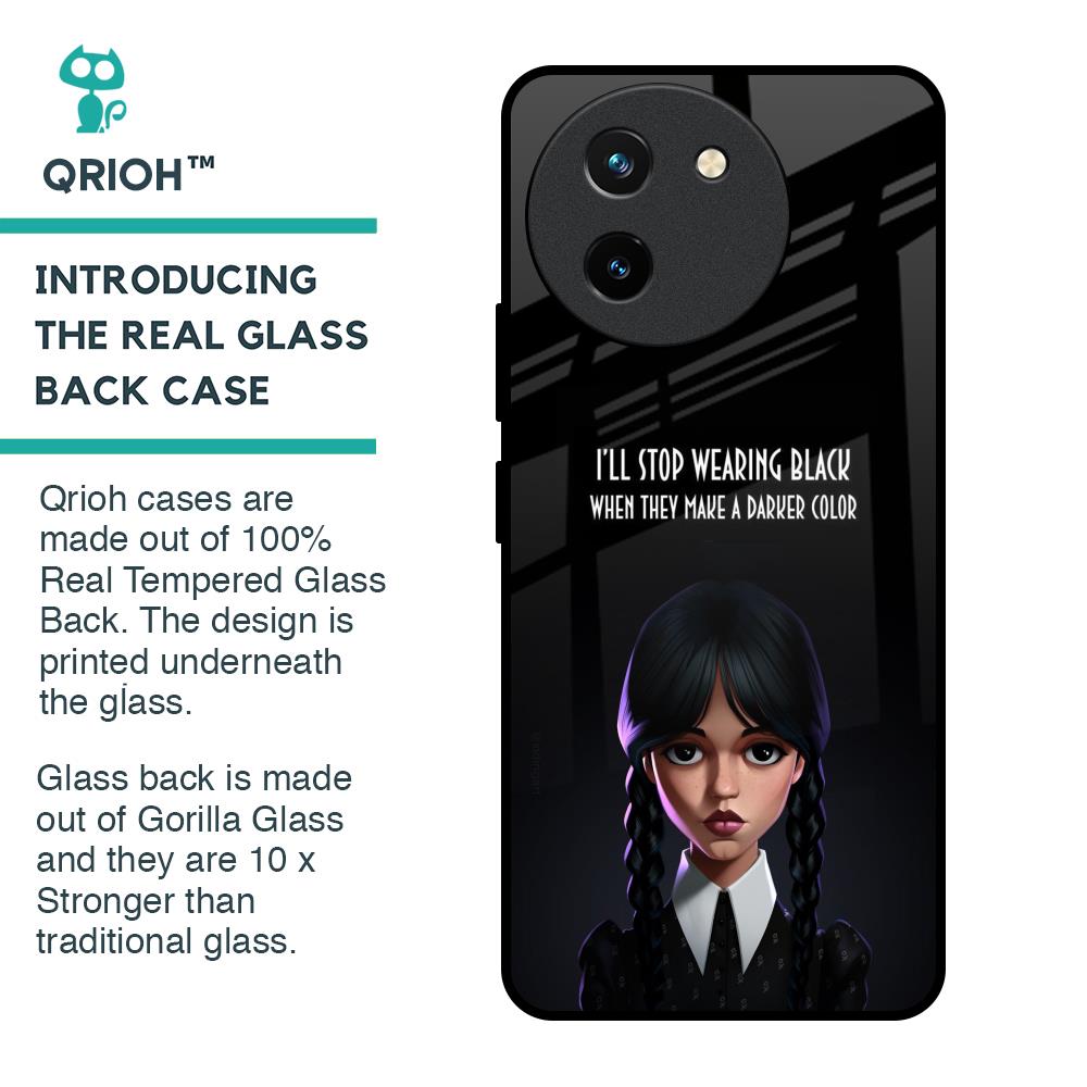 Aesthetic Digital Art Glass Case for Vivo T3X 5G