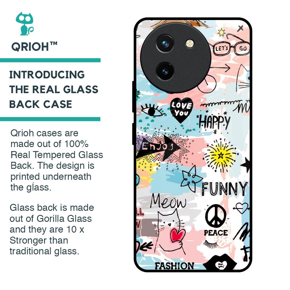 Just For You Glass Case For Vivo T3X 5G