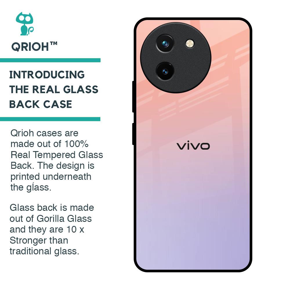 Dawn Gradient Glass Case for Vivo T3X 5G