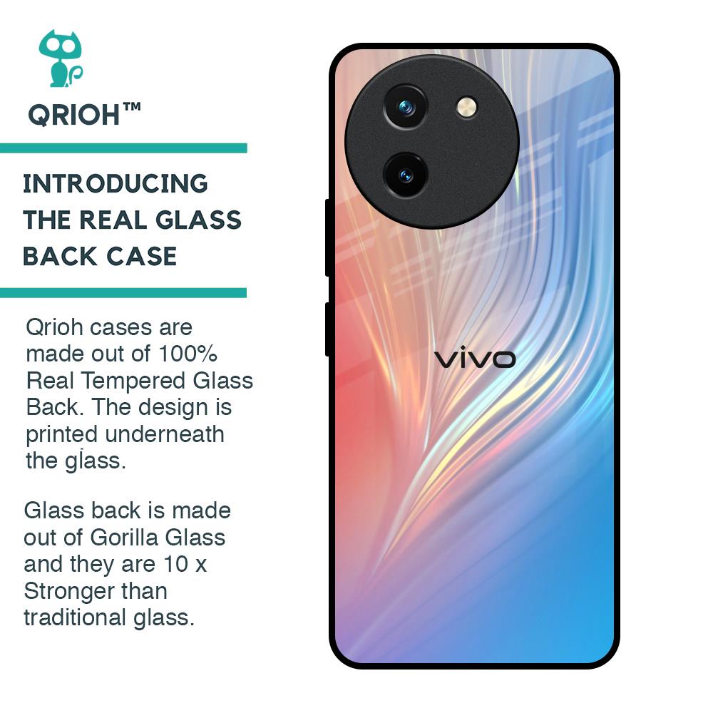 Mystic Aurora Glass Case for Vivo T3X 5G