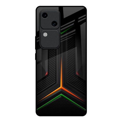 Modern Ultra Chevron Vivo V30 5G Glass Back Cover Online