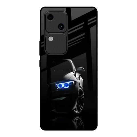 Car In Dark Vivo V30 5G Glass Back Cover Online
