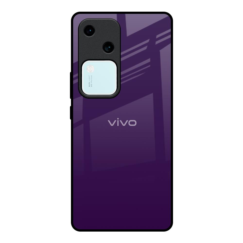Dark Purple Vivo V30 5G Glass Back Cover Online