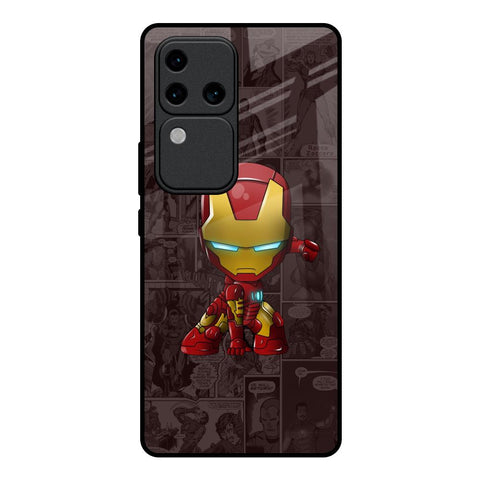 Angry Baby Super Hero Vivo V30 Pro 5G Glass Back Cover Online