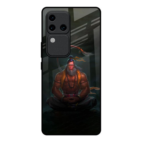 Lord Hanuman Animated Vivo V30 Pro 5G Glass Back Cover Online