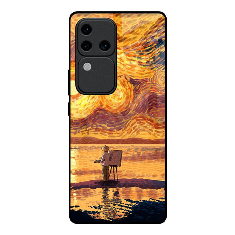 Sunset Vincent Vivo V30 Pro 5G Glass Back Cover Online