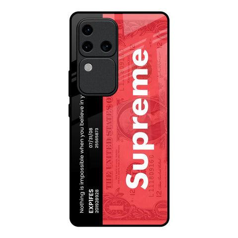 Supreme Ticket Vivo V30 Pro 5G Glass Back Cover Online