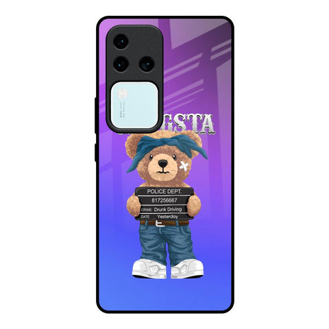 Gangsta Bear Vivo V30 Pro 5G Glass Back Cover Online
