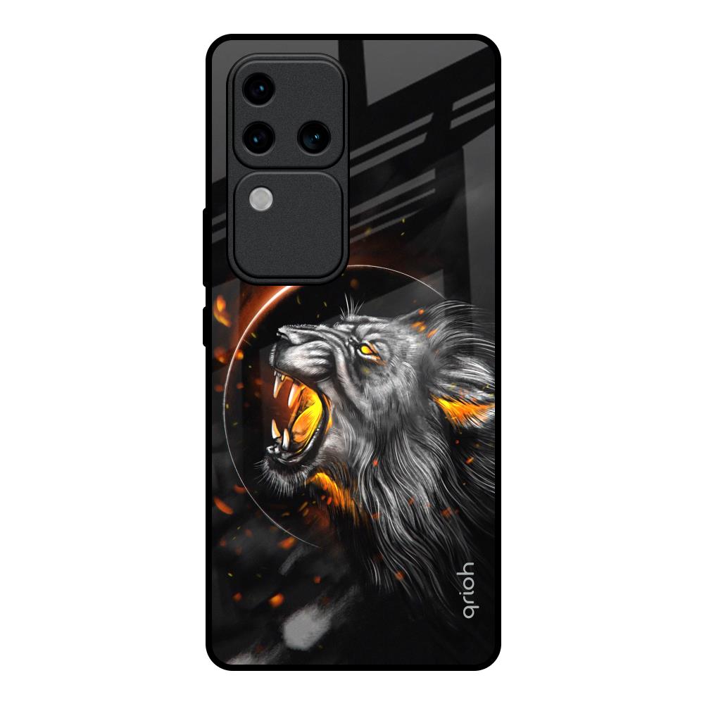 Aggressive Lion Vivo V30 Pro 5G Glass Back Cover Online