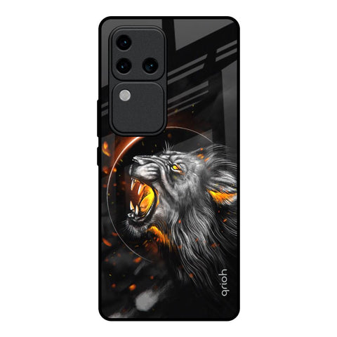 Aggressive Lion Vivo V30 Pro 5G Glass Back Cover Online