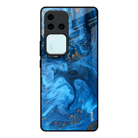 Gold Sprinkle Vivo V30 Pro 5G Glass Back Cover Online