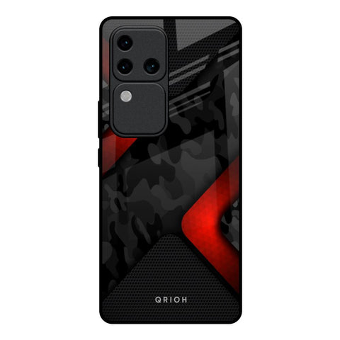 Modern Camo Abstract Vivo V30 Pro 5G Glass Back Cover Online