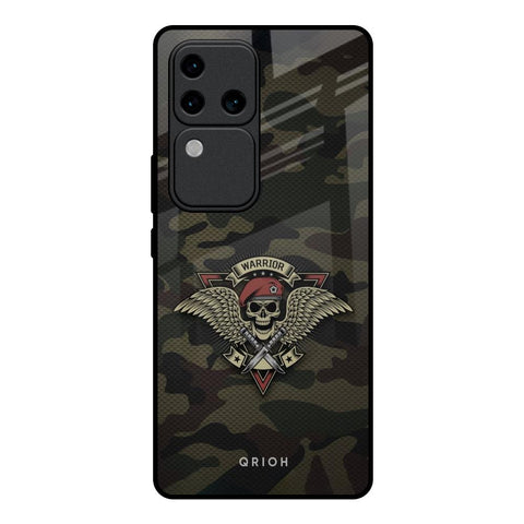 Army Warrior Vivo V30 Pro 5G Glass Back Cover Online