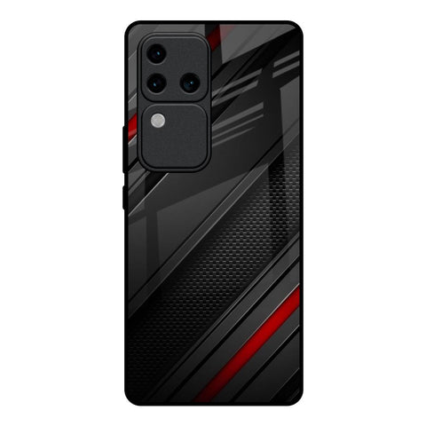 Modern Abstract Vivo V30 Pro 5G Glass Back Cover Online