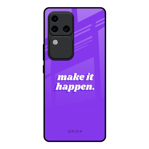 Make it Happen Vivo V30 Pro 5G Glass Back Cover Online