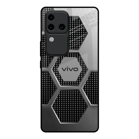 Hexagon Style Vivo V30 Pro 5G Glass Back Cover Online