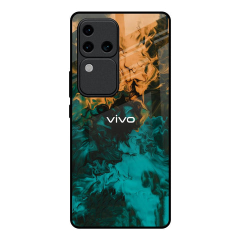 Watercolor Wave Vivo V30 Pro 5G Glass Back Cover Online