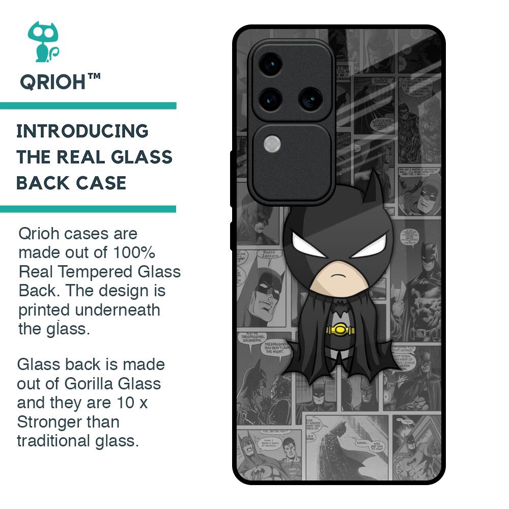 Cartoon Art Glass Case for Vivo V30 Pro 5G