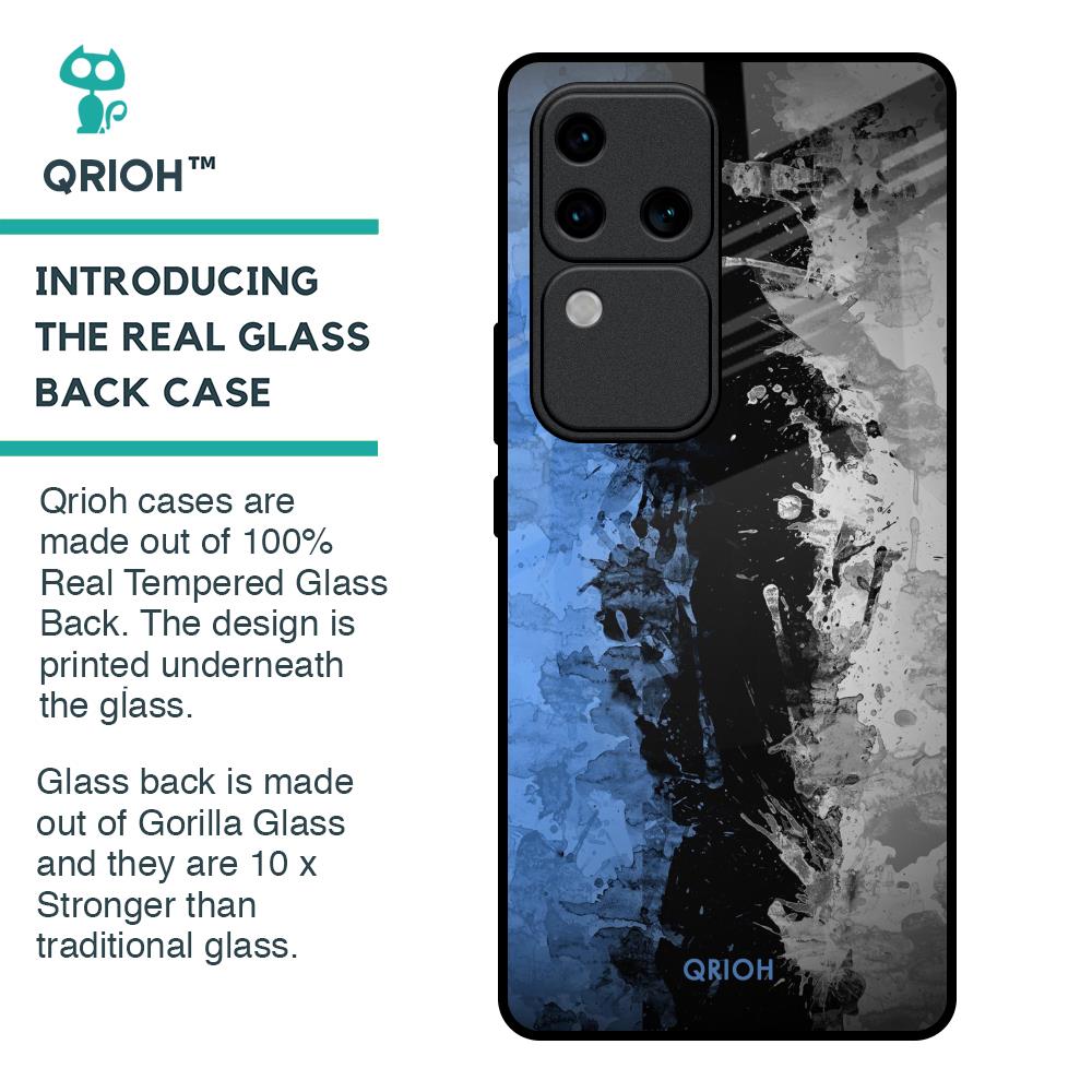 Dark Grunge Glass Case for Vivo V30 Pro 5G