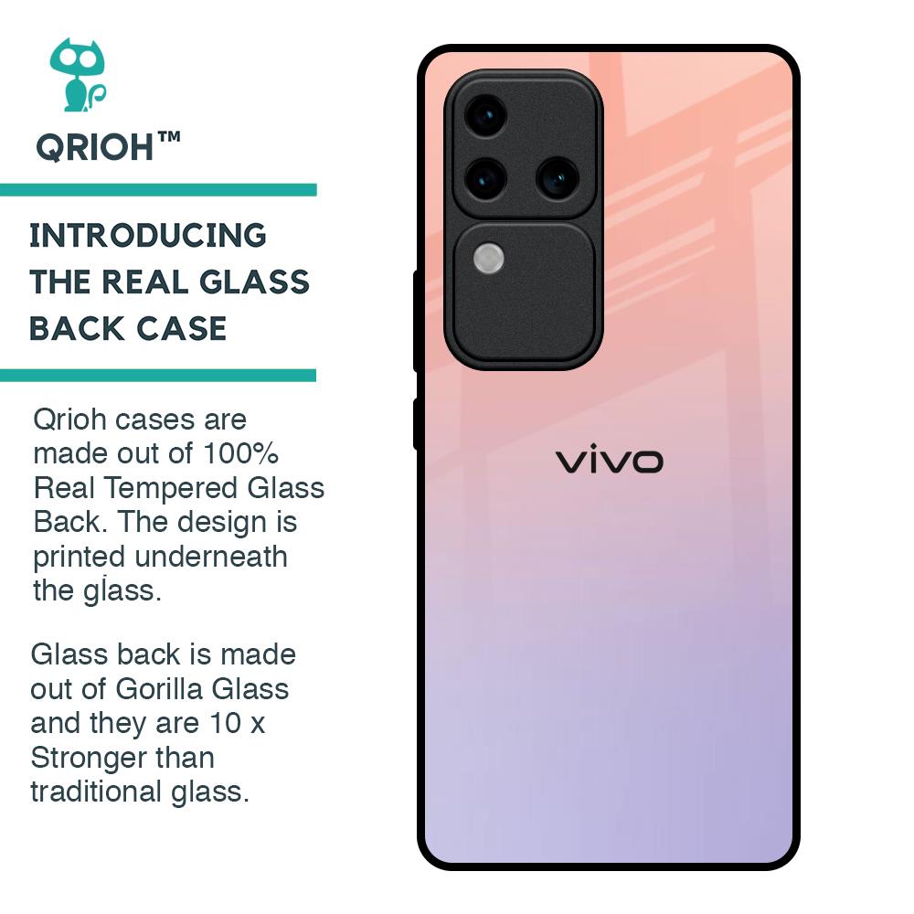 Dawn Gradient Glass Case for Vivo V30 Pro 5G