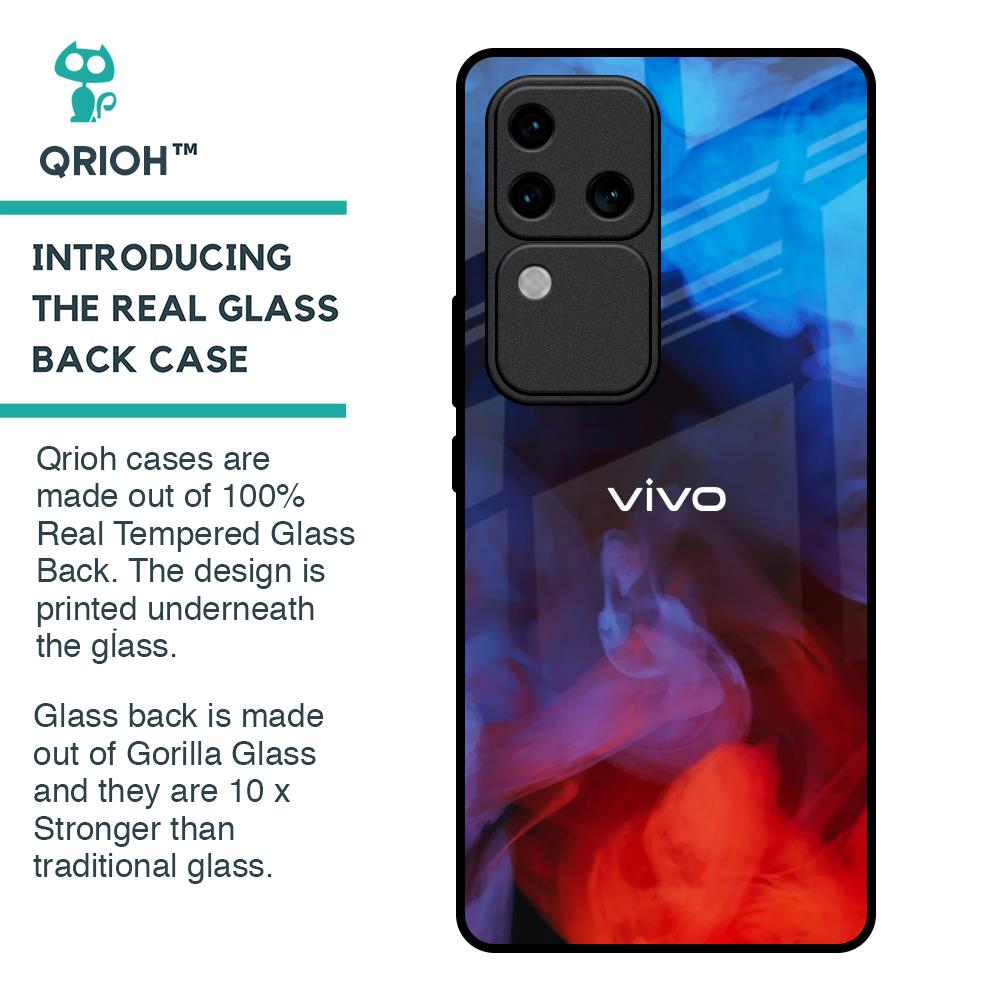 Dim Smoke Glass Case for Vivo V30 Pro 5G