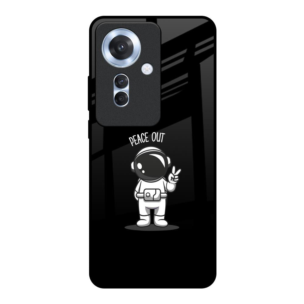 Peace Out Astro Oppo F25 Pro 5G Glass Back Cover Online