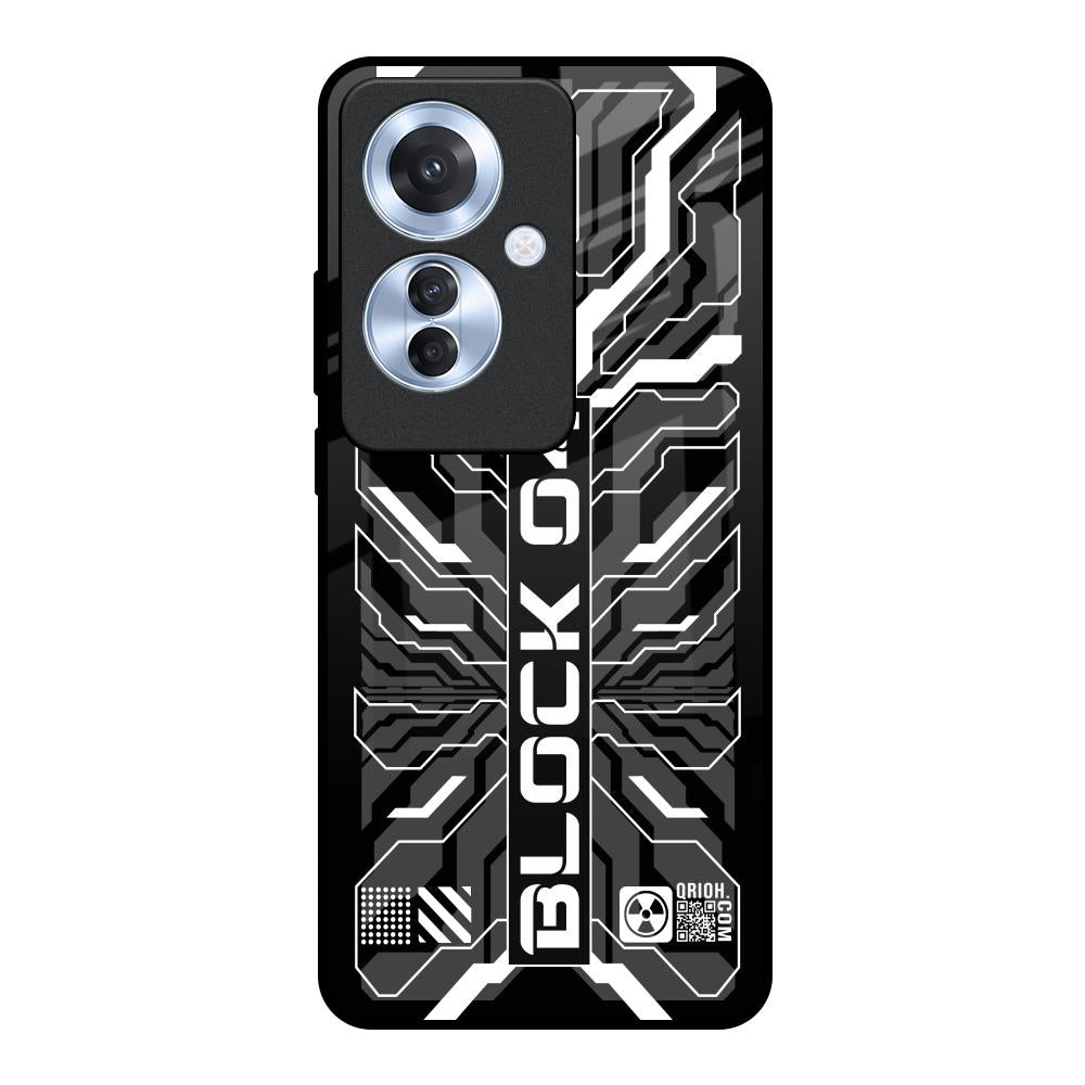 Monochrome Magic Oppo F25 Pro 5G Glass Back Cover Online