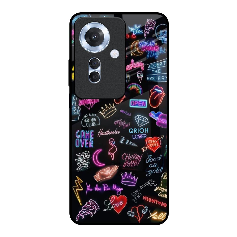 Accept The Mystery Oppo F25 Pro 5G Glass Back Cover Online