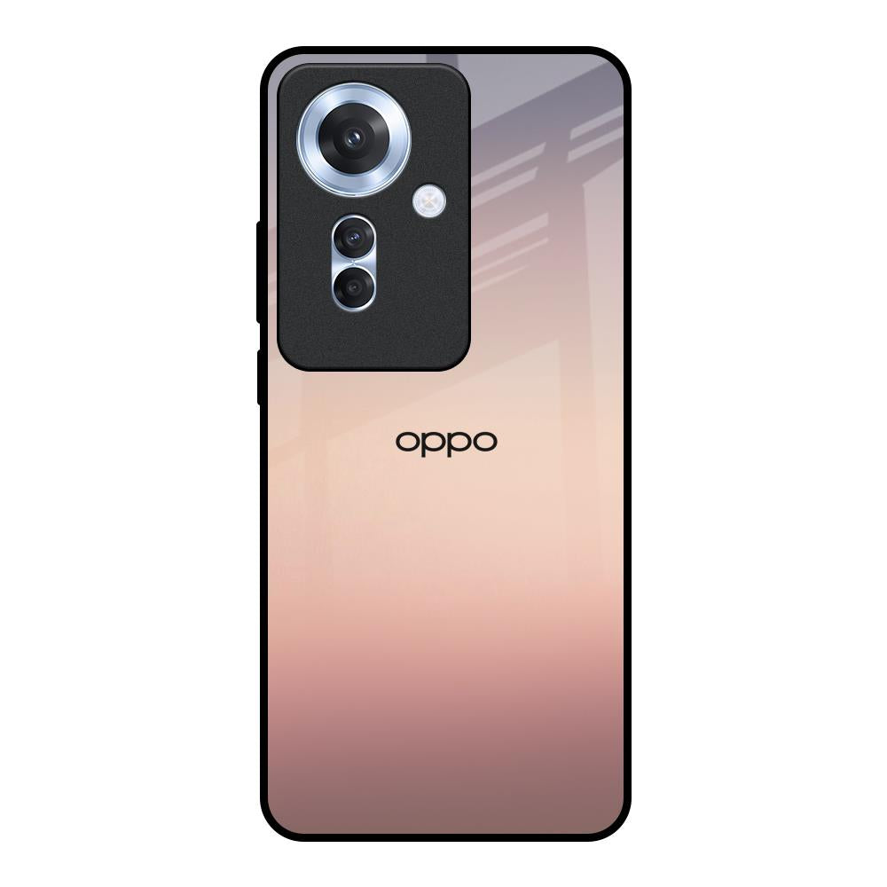 Golden Mauve Oppo F25 Pro 5G Glass Back Cover Online