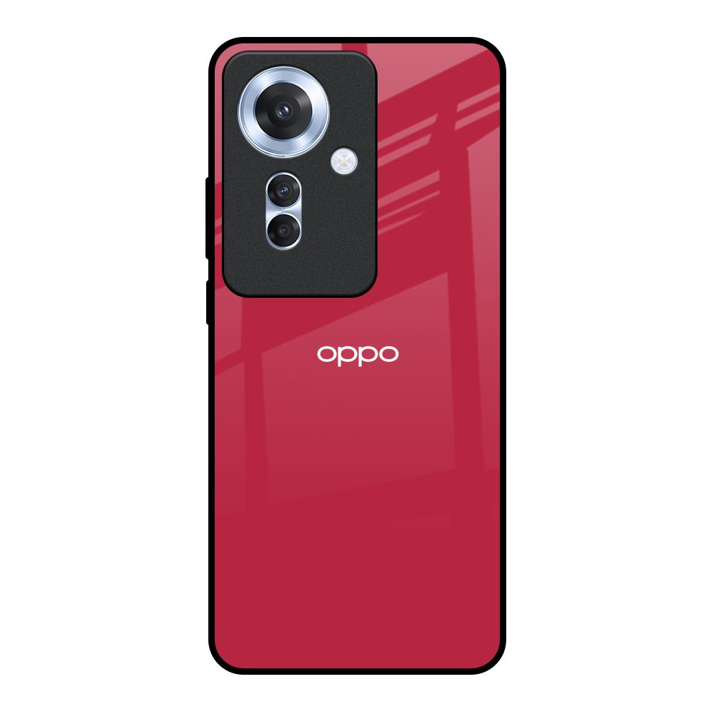 Solo Maroon Oppo F25 Pro 5G Glass Back Cover Online