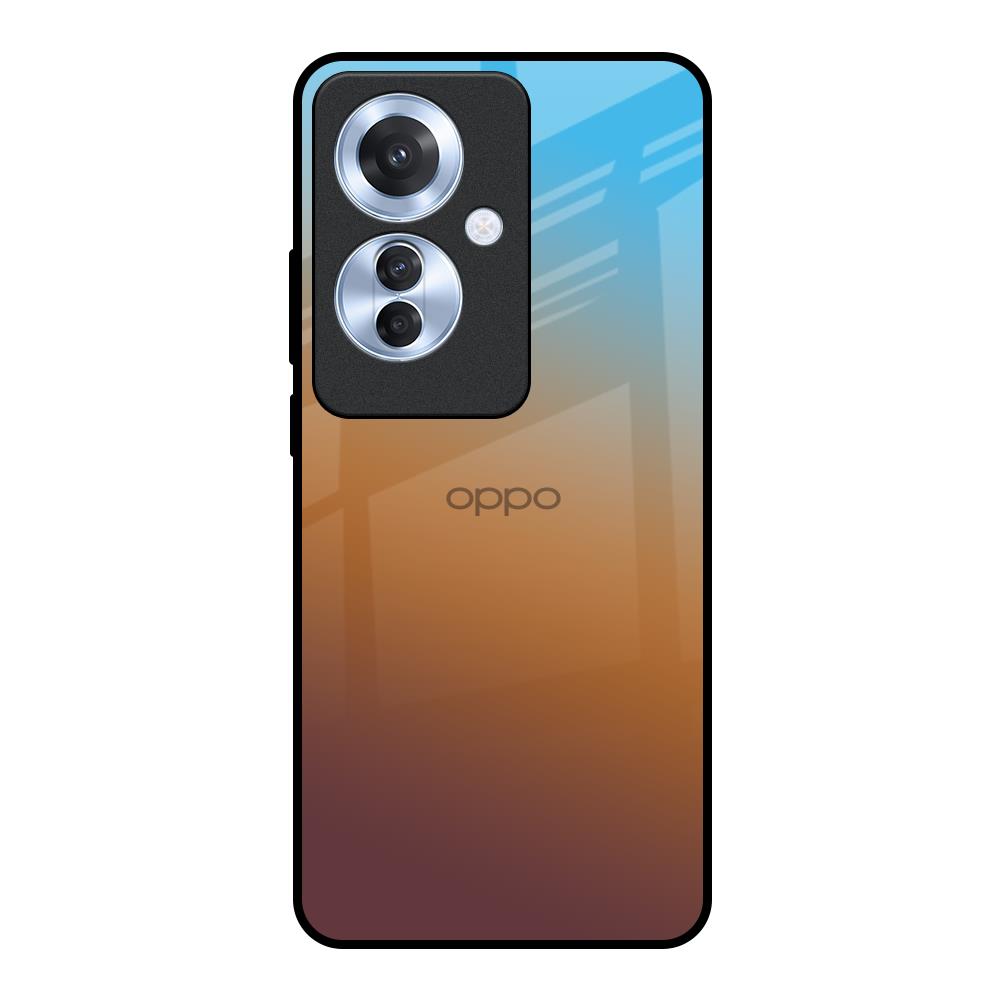 Rich Brown Oppo F25 Pro 5G Glass Back Cover Online
