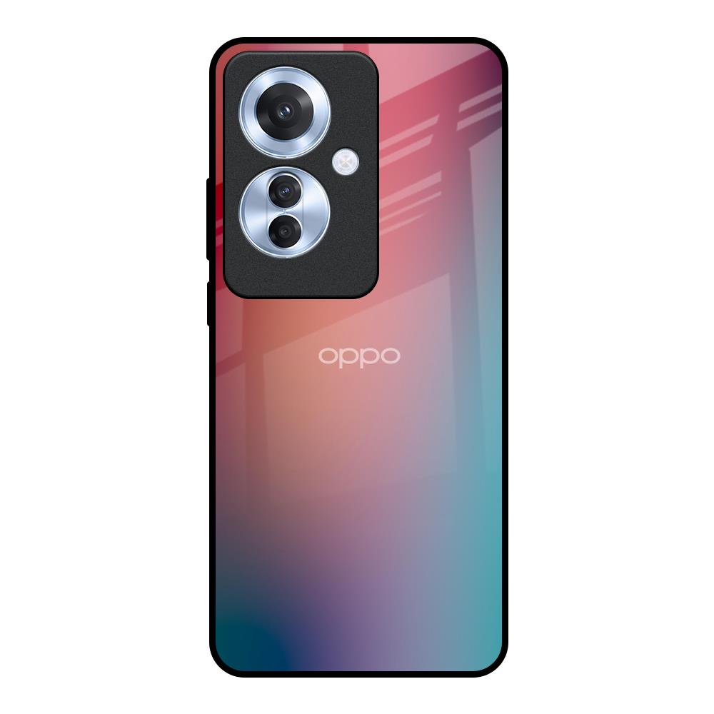 Dusty Multi Gradient Oppo F25 Pro 5G Glass Back Cover Online