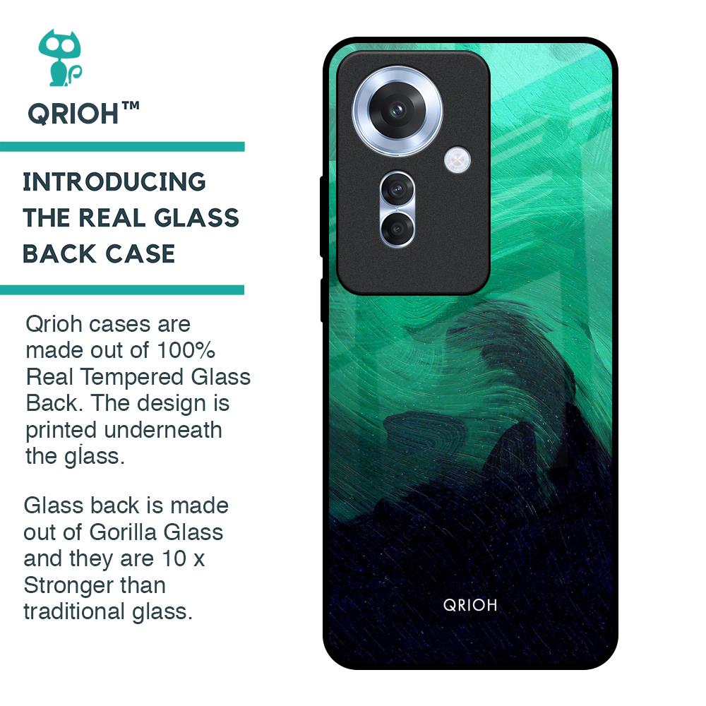 Scarlet Amber Glass Case for Oppo F25 Pro 5G