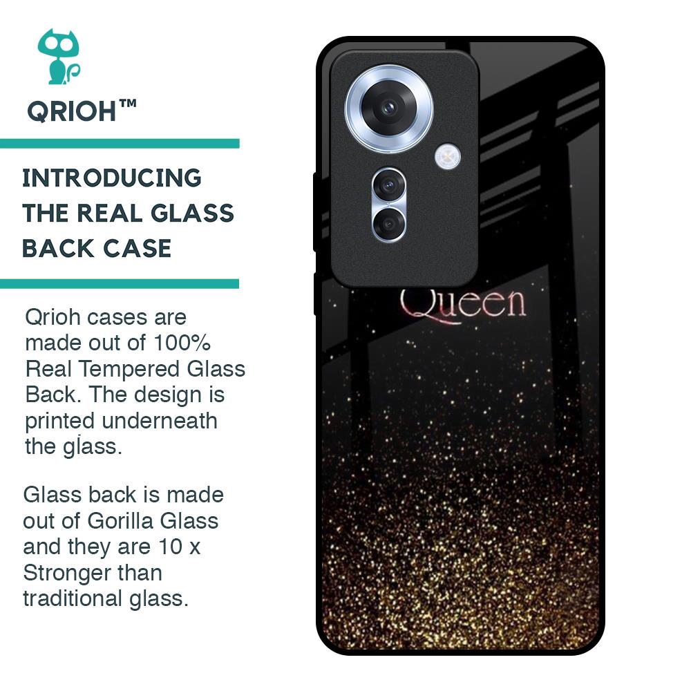 I Am The Queen Glass Case for Oppo F25 Pro 5G