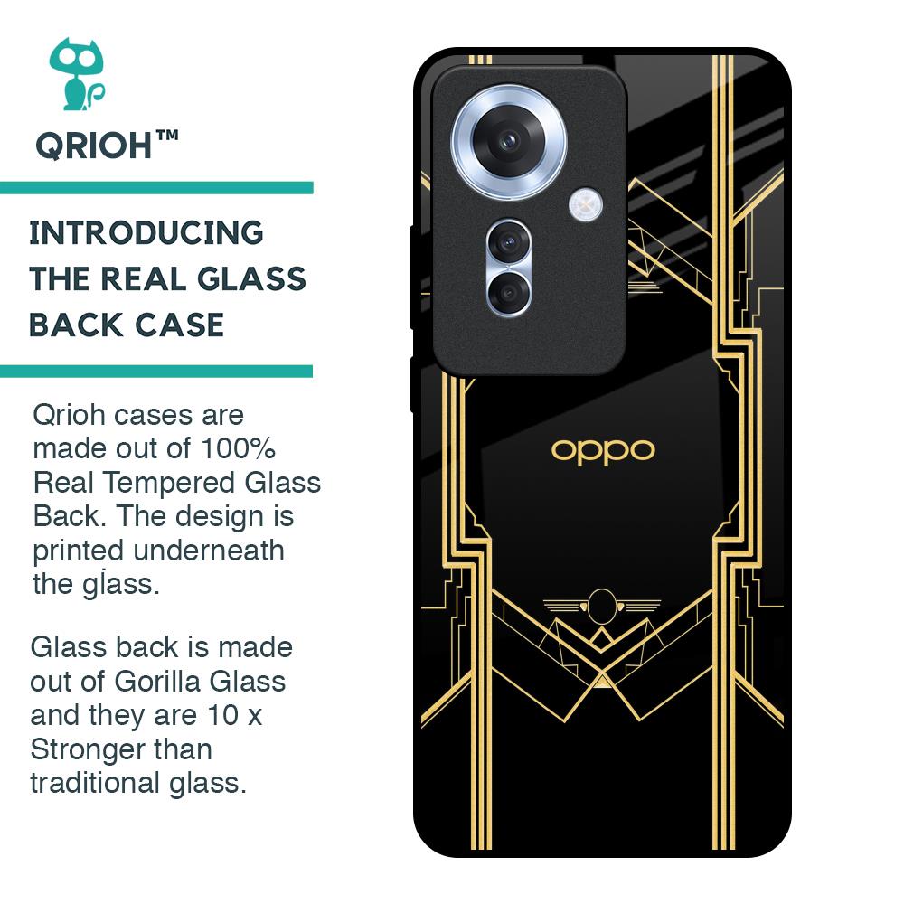 Sacred Logo Glass Case for Oppo F25 Pro 5G
