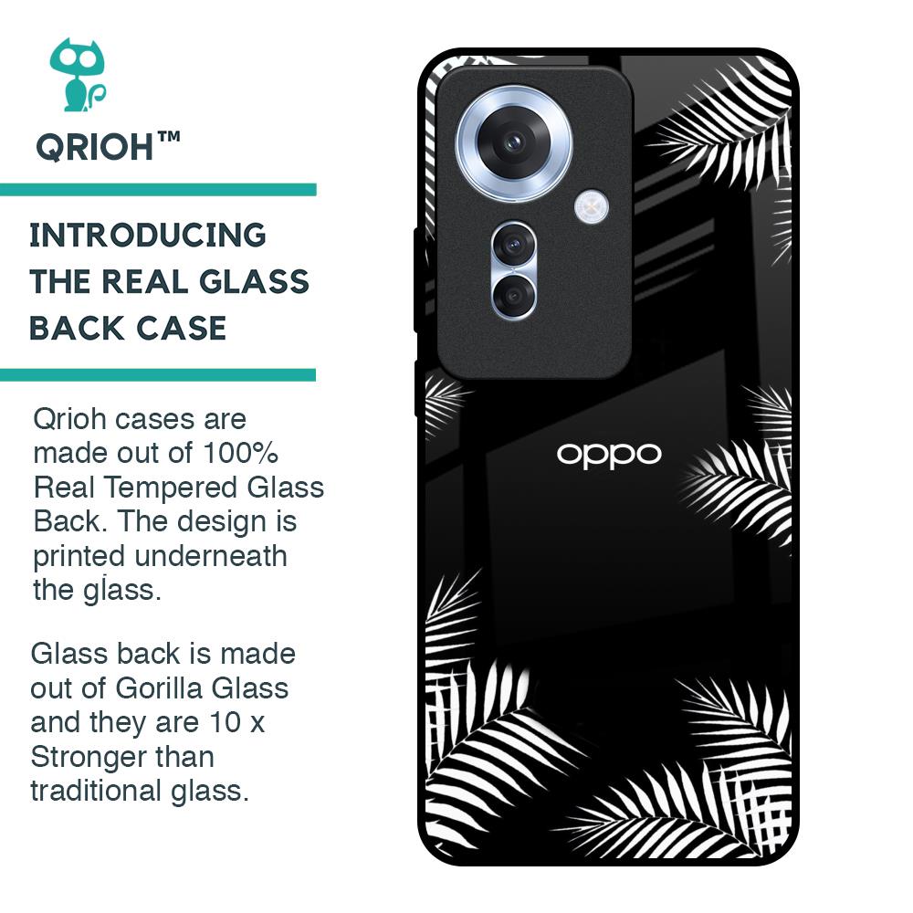 Zealand Fern Design Glass Case For Oppo F25 Pro 5G