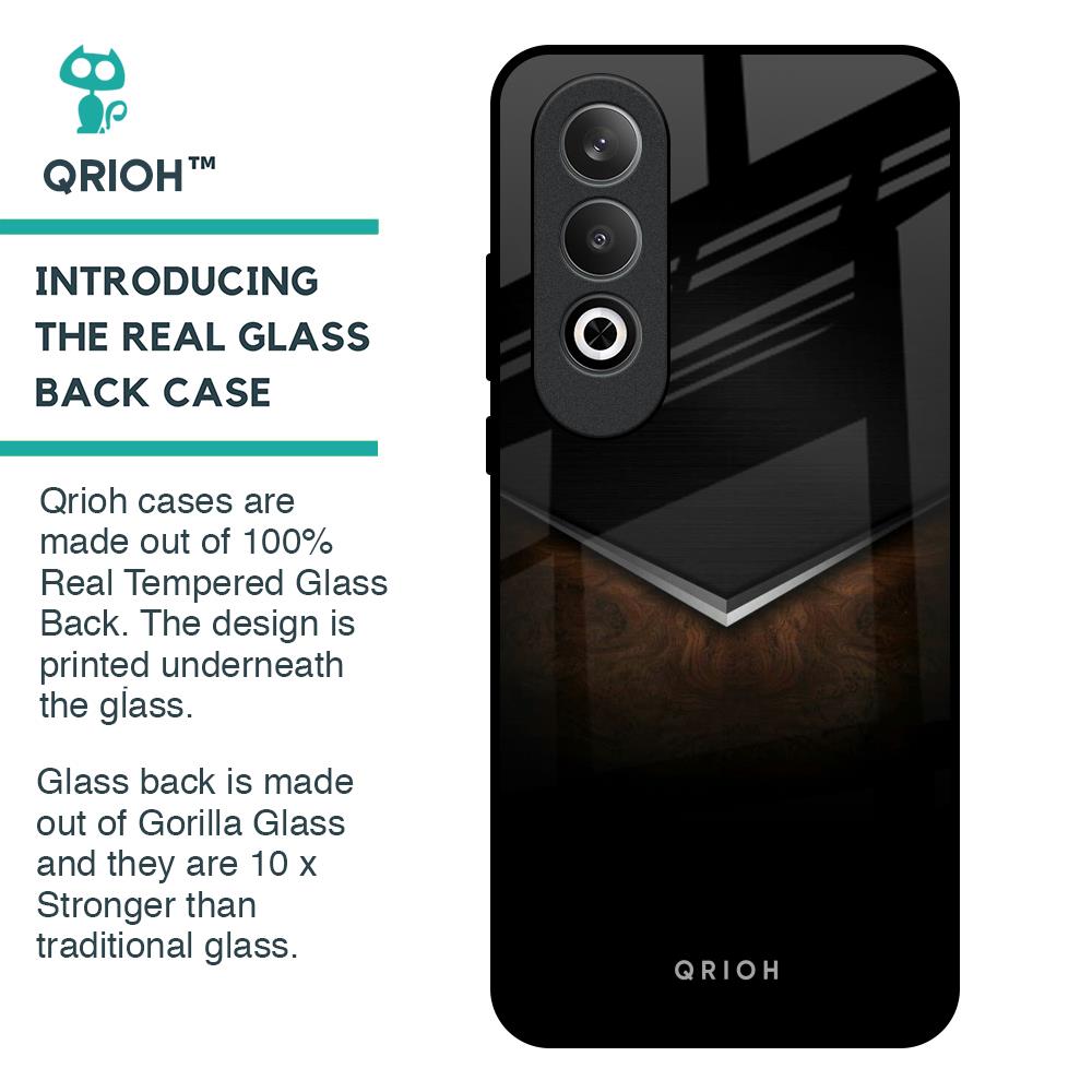 Dark Walnut Glass Case for OnePlus Nord CE4 5G
