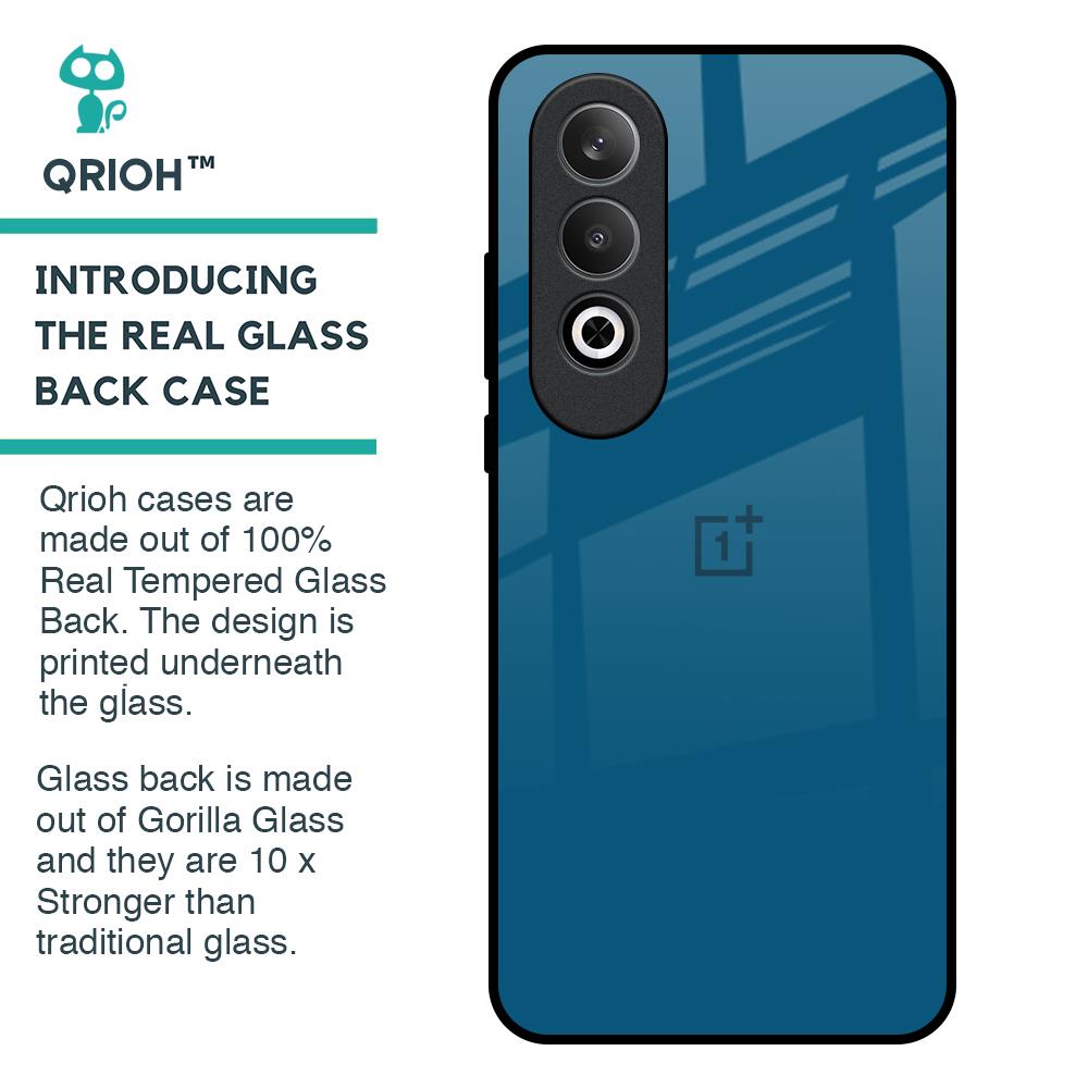 Cobalt Blue Glass Case for OnePlus Nord CE4 5G